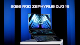 2023 ROG Zephyrus Duo 16  Dual Screen Zero Boundaries [upl. by Itagaki48]