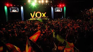 Euforia en la sede de VOX tras el éxito en las elecciones andaluzas [upl. by Turnbull163]