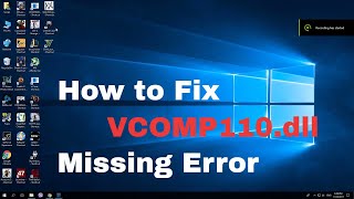 How to Fix VCOMP110dll Missing Error Windows 10  The Witcher 3 [upl. by Levison]