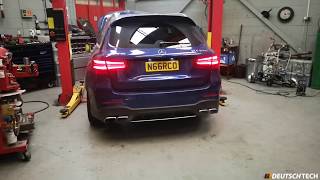 Mercedes GLC63S AMG Custom Exhaust Build [upl. by Attiuqaj250]