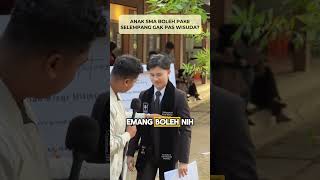 Anak SMA boleh pake wisuda gak saat wisuda [upl. by Letti]