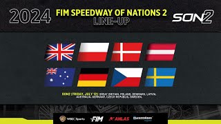 FIM Speedway of Nations 2024  SON2 U21  Belle Vue July 12 [upl. by Jamnis923]