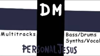 Depeche mode  Personal Jesus Multitracks  BassDrumsSynthsVocal [upl. by Llennej180]