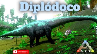 Cómo tamear un Diplodocus en ARK Mobile [upl. by Zoa]