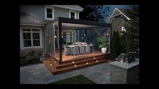 Outdoor Living  Louvered Pergola and Motorized Screens by Exosysteme [upl. by Teak365]