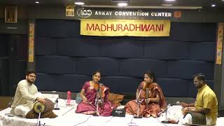 Madhuradhwani DeepikaNandhika Violin duet [upl. by Assirehc]