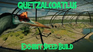 Quetzalcoatlus Exhibit Speed Build  Jurassic World Evolution 2 [upl. by Joann838]