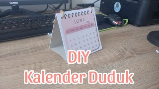 DIY Kalender Duduk Aesthetic dari kardus susu bekas GAMPANG BANGET CARANYA [upl. by Avika]