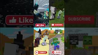 Which One The Best Zombie Becomes Buff Herobrine friendship shorts trending anime [upl. by Akeirahs]