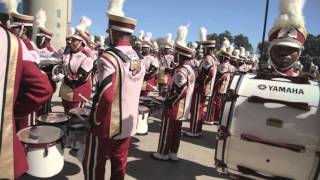 Bethune Cookman marching in NC AampT 2015 [upl. by Nwahsauq908]