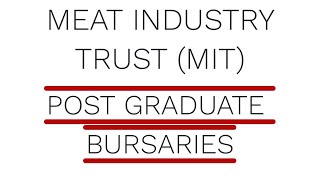 Bursary for Post graduate studies [upl. by Lizette]