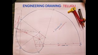 HOW TO DRAW INVOLUTE OF PENTAGON IN ENGINEERING DRAWING [upl. by Eemaj]