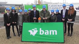 Turf cutting ceremony Whickham School 22nd Nov 18 [upl. by Oinimreh283]