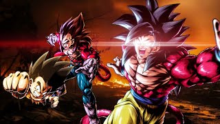 Dragon Ball Legends Gameplay  Hyperdimensional CoOp VS Super Saiyan 4 Goku Full Power [upl. by Cutter]