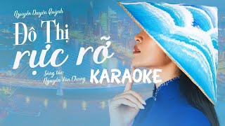 Karaoke Đô Thị Rực Rỡ Beat  Nguyễn Duyên Quỳnh  Có bè [upl. by Atalanta]