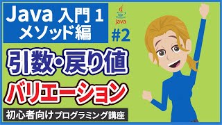 【Java入門1メソッド編 2】【引数・戻り値バリエーション】【プログラミング入門】 [upl. by Carn680]