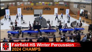 2024 Fairfield HS Winter Percussion at CHAMPS quotScenes From A Memoryquot [upl. by Amein121]