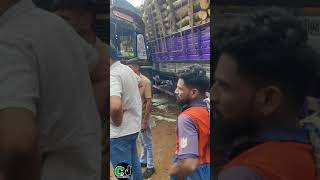 Gonikoppal ksrtc bus accident ksrtcmassentry lorryvideos karntakapolitics coorgvlogs coorg [upl. by Leirbag]