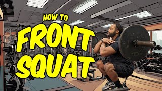 The Complete and Step by Step Guide to Front Squat Technique [upl. by Aciraa]