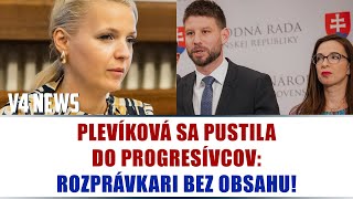 PLEVÍKOVÁ SA PUSTILA DO PROGRESÍVCOV ROZPRÁVKARI BEZ OBSAHU [upl. by Novyert743]