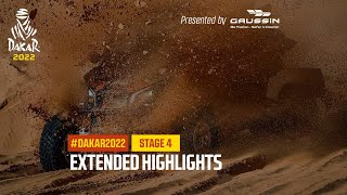 Extended highlights of the day presented by Gaussin  Stage 4  Dakar2022 [upl. by Beghtol]