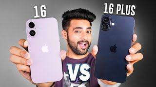 iPhone 16 vs iPhone 16 Plus [upl. by Solotsopa]