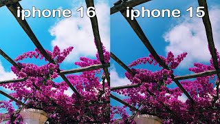 Iphone 16 Vs Iphone 15 Camera Test Comparison [upl. by Ahterahs]