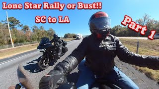 Lone Star Rally 2023 or Bust  Motorcycle Trip part 1 [upl. by Eirok]