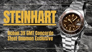 Steinhart Ocean 39 GMT Concorde Steel Gnomon Exclusive Perfect for Every Occasion [upl. by Ishmul]