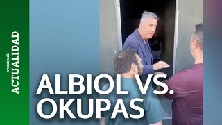 Albiol se enfrenta a unos okupas en Badalona [upl. by Ynohtnaleahcim940]