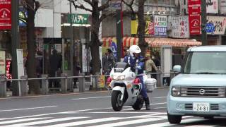 バイク捌き抜群で、とっても親切な白バイ。Very nice police motorcycle member [upl. by Lillie]