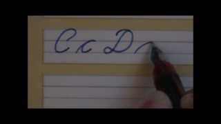 how to write in cursive  cursive letters lesson for beginners [upl. by Iel]