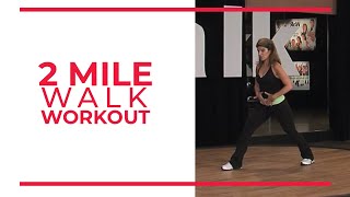 2 Mile Walk Workout  Walk at Home [upl. by Htbazile228]