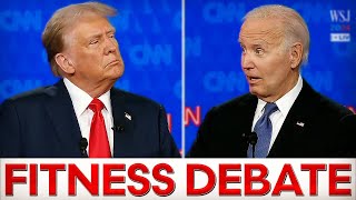 Who is more quotFITquot to be President – Biden vs Trump debate Physical Fitness [upl. by Nylesor]