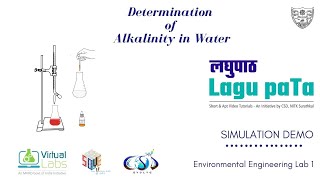 Determination of Alkalinity in water  लघुपाठ  Lagu paTa  Simulation Demo [upl. by Phillipe]