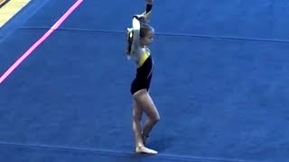 Level 6 Gymnastics State Floor Emily Gittemeier [upl. by Mloc]