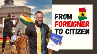 How he became a Ghanaian citizen 2 years after moving to Ghana from Jamaica Living In Ghana [upl. by Ribak]