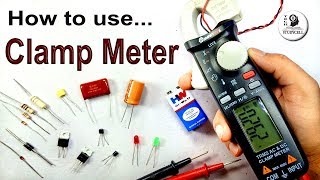 How to Use Clamp Meter to measure Voltage Amps Frequency Resistance Capacitance Temperature [upl. by Bough]