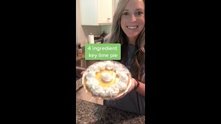 EASY 4 Ingredient Key Lime Pie Recipe [upl. by Akimehs559]