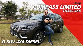 Avaliação Jeep COMPASS TD350 LIMITED  É a Melhor Versão da linha Diesel [upl. by Edbert573]