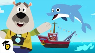 Het geluid van dolfijnen  Over dieren leren  Kinderfilmpjes  Dr Panda TotoTime Nederlands [upl. by Ossy698]