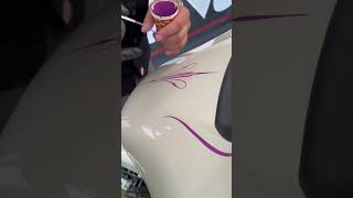 Got my pinstripes at Sturgis look them up Roach Pinstriping 🩷 sturgis FOLLOW US ON YOUTUBE [upl. by Estevan]