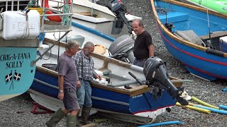 Fishing boats Cadgwith Cove Cornwall 2272022 [upl. by Dinah]