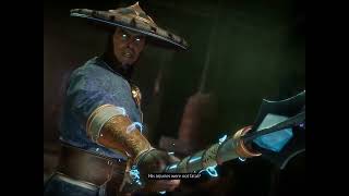 Raiden vs Kotal Kahn Hard Levels Fight [upl. by Toole]