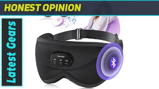 TOPOINT Sleep Mask Headphones Review Uninterrupted Sleep and Wireless Bliss [upl. by Admama]