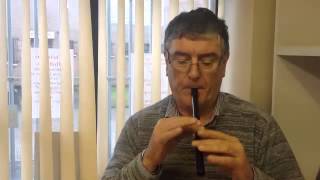 Roy MacMaghnuis Roy McManus Belfast Blackwood Whistle [upl. by Dnarud]