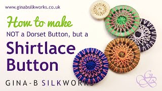 How to make a shirtlace button not a Dorset Button  a zwirnknopfe ring button [upl. by Attemaj]