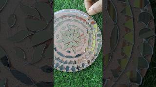 How to make mirror mosaic art mosaic shortvideo [upl. by Otsuj403]