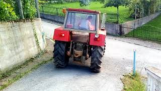 Zetor 8045 Crystal brakes and front wheel drive testing [upl. by Esila488]