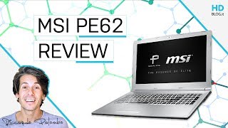 GAMING a buon mercato Recensione MSI Prestige PE62 7RE con GTX 1050 Ti [upl. by Ellard]